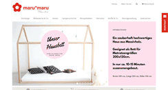 Desktop Screenshot of maru-maru.de
